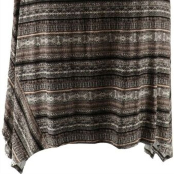 NWT LISA RINNA SHARK BITE HEM MIDI SKIRT 3X - Picture 7 of 10